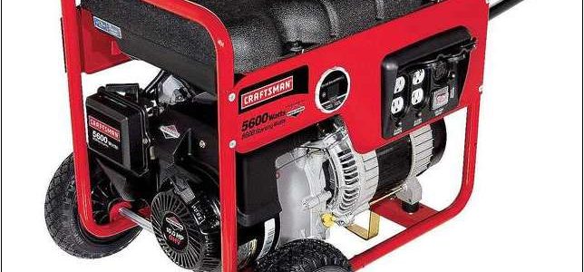 Craftsman 7.8 hp 4200 generator